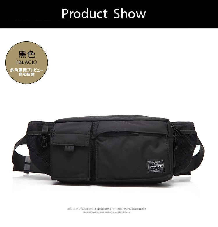 Nylon Chest Bags for Women Men Belt bag